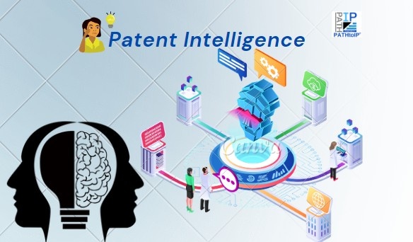 Business analyst reviewing patent data, innovation trends, and technology insights through patent intelligence and analytics dashboards.